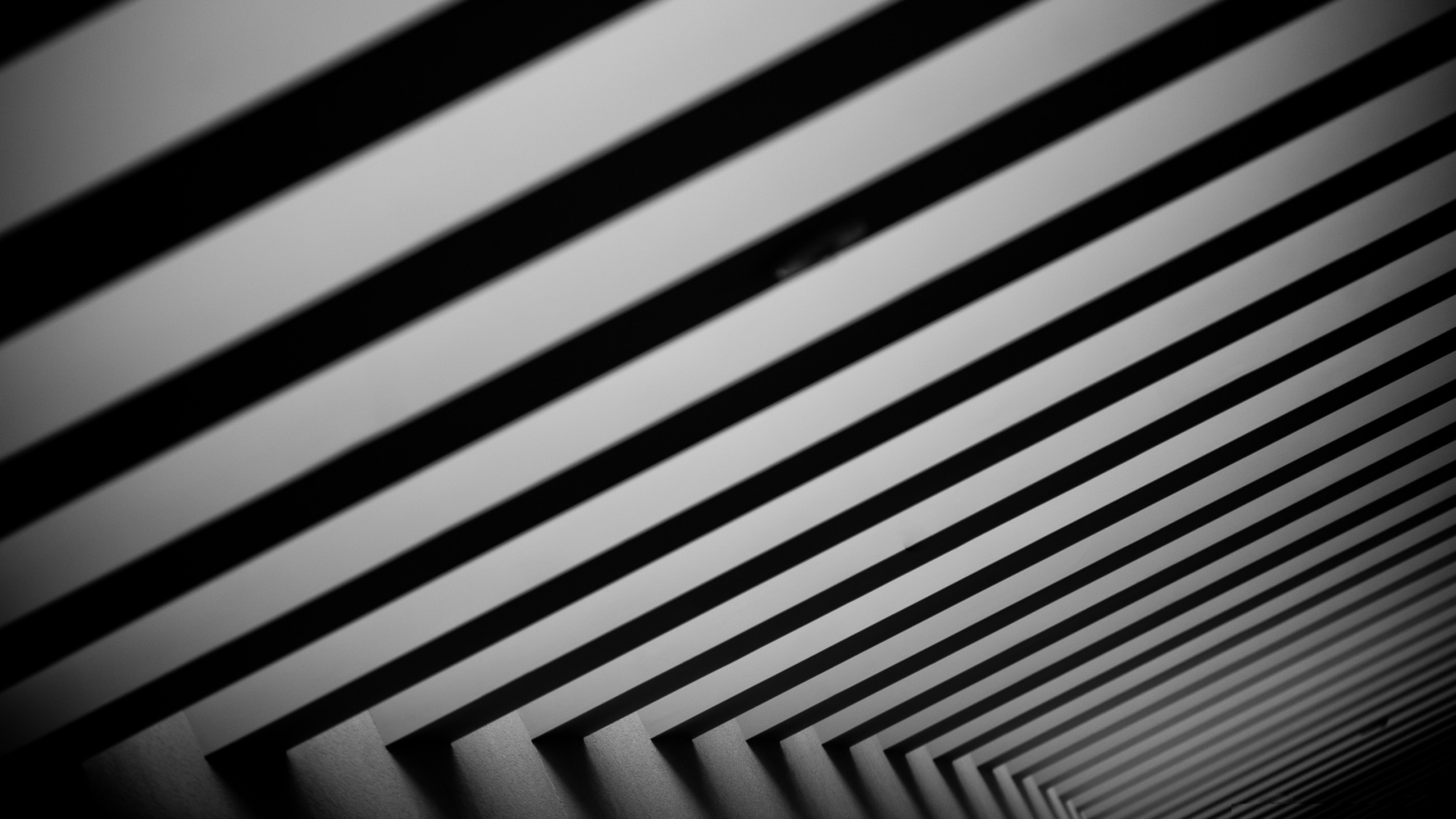 Textile Rayé Noir et Blanc. Wallpaper in 2560x1440 Resolution
