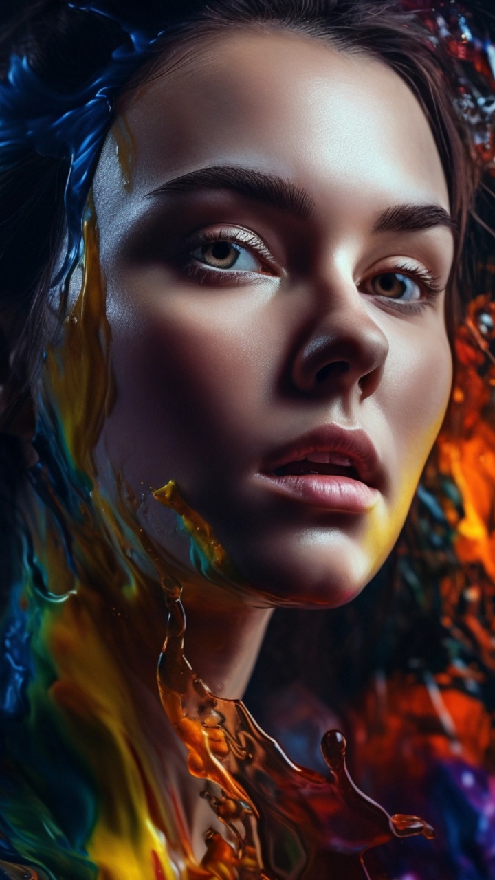 Kunst, Mark Paulette, Malerei, Tattoo, Mitarbeiter. Wallpaper in 720x1280 Resolution