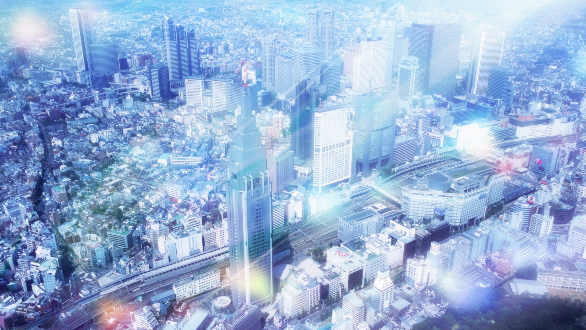 城市, 城市景观, 大都会, 市区, 天空 壁纸 1920x1080 允许