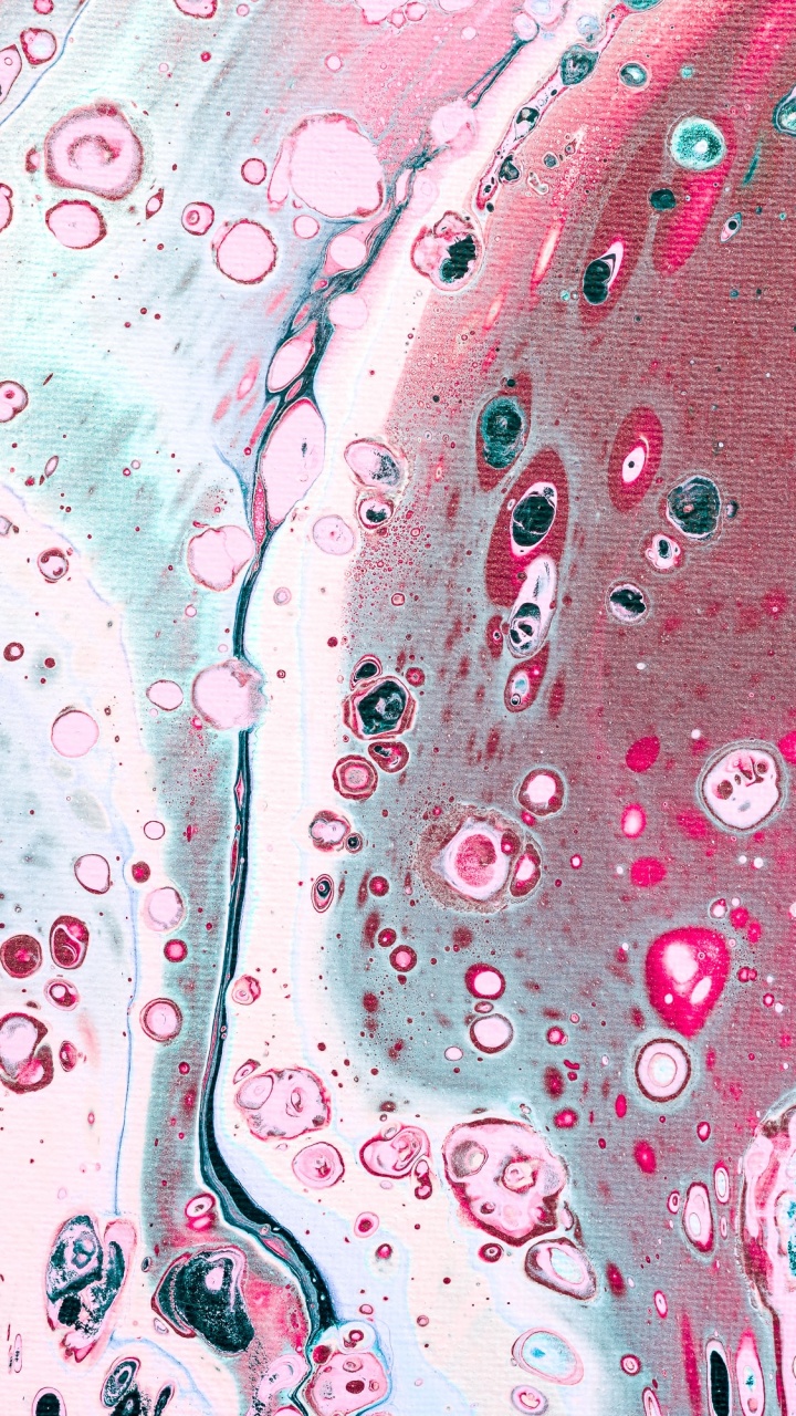 艺术, 抽象艺术, 色彩, 液体, 粉红色 壁纸 720x1280 允许
