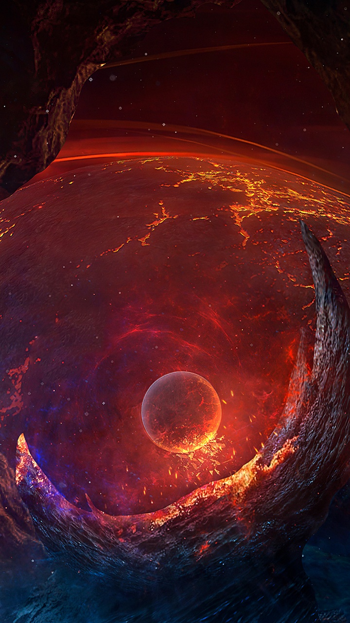 Planet, Digital Art, Art, Earth, Space Art. Wallpaper in 720x1280 Resolution