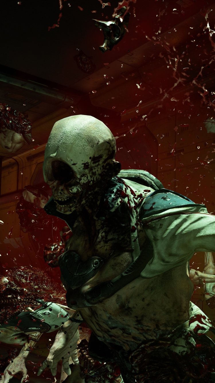 Raum, First-person-shooter, Digital Compositing, Action-Abenteuer-Spiel, Doom. Wallpaper in 750x1334 Resolution