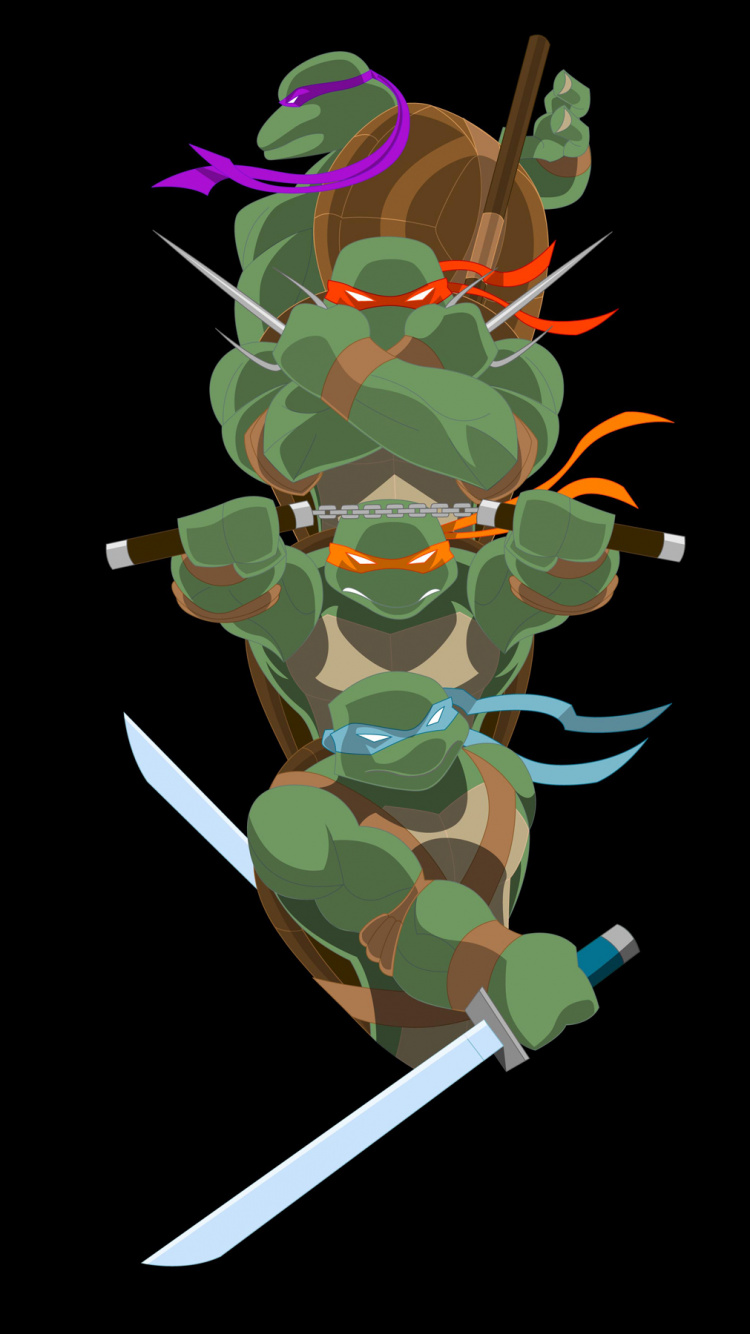 Green and Purple Dragon Illustration. Wallpaper in 750x1334 Resolution