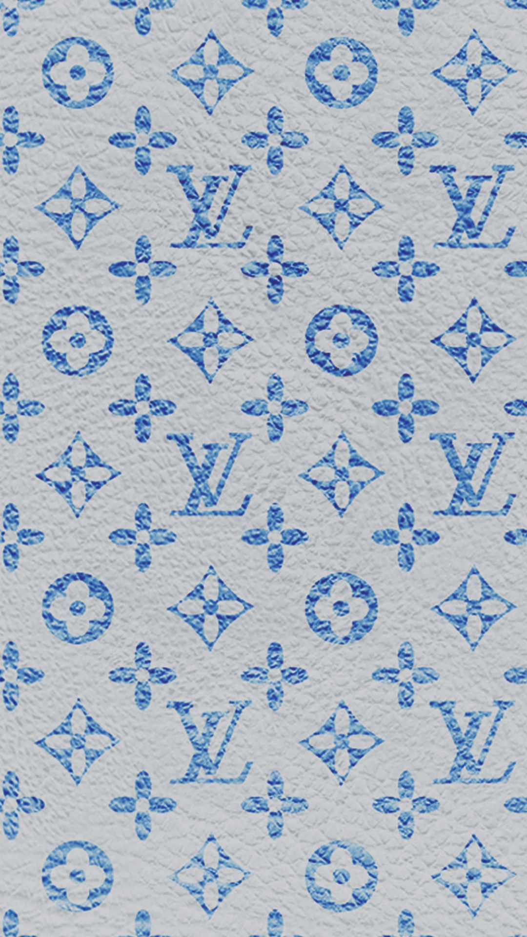 Louis Vuitton, Blue, Pattern, Azure, Textile. Wallpaper in 1080x1920 Resolution