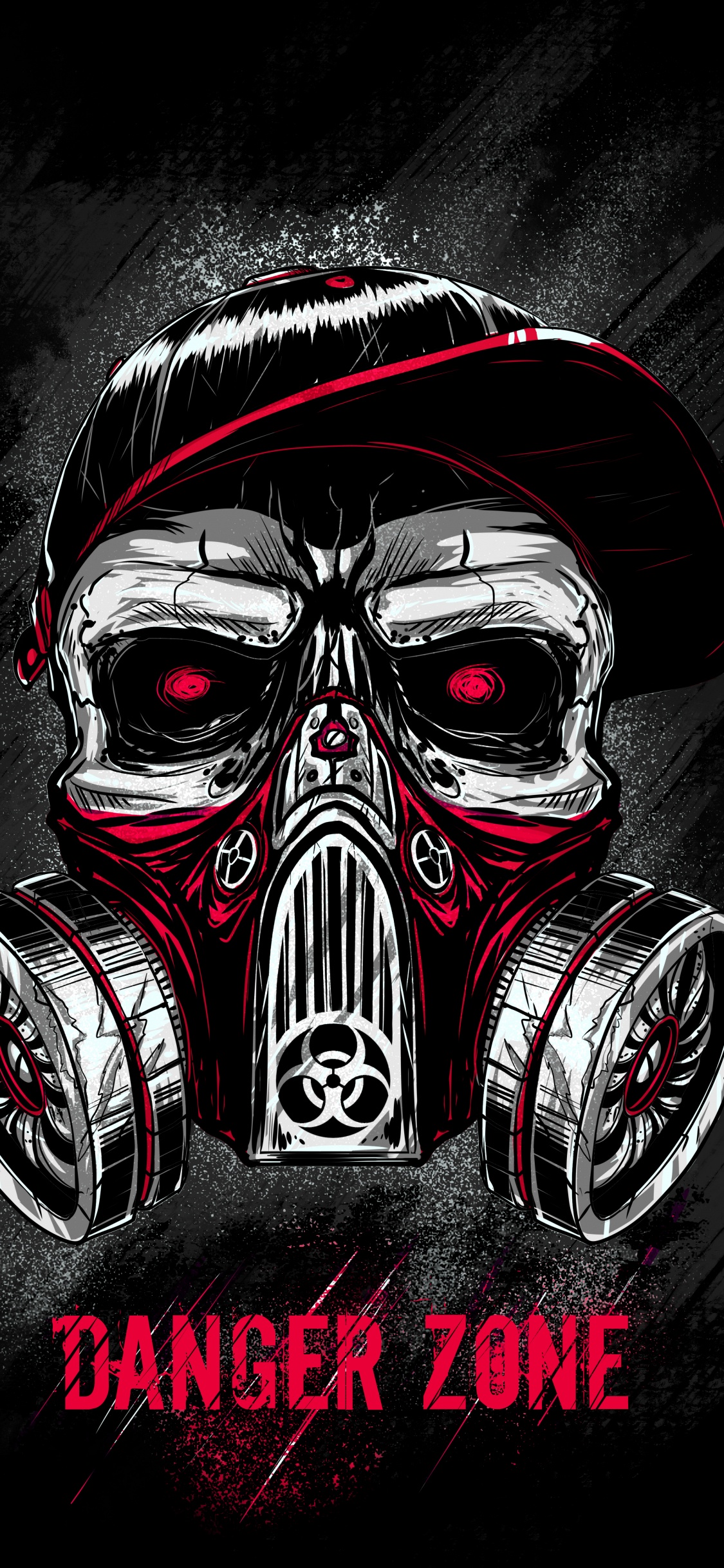 Gefahrenzone, Kunst, Symmetrie, Poster, Muster. Wallpaper in 1125x2436 Resolution