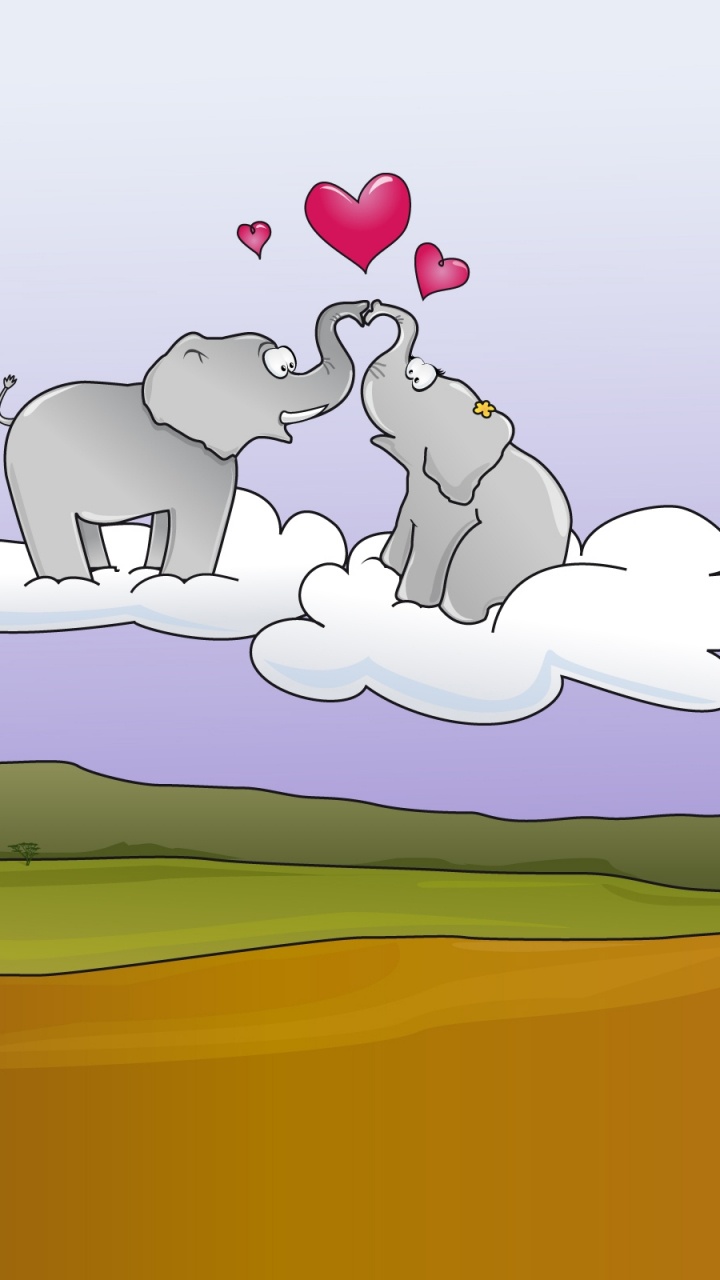 心脏, 卡通, 爱情 壁纸 720x1280 允许