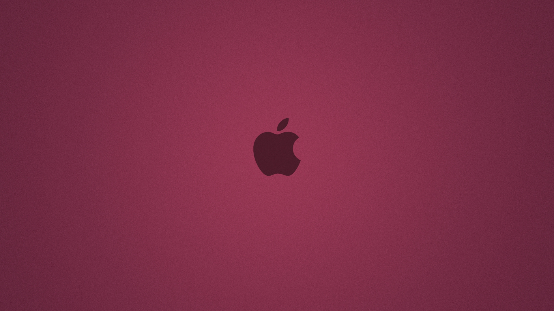 Apple Logo on Red Background. Wallpaper in 1920x1080 Resolution