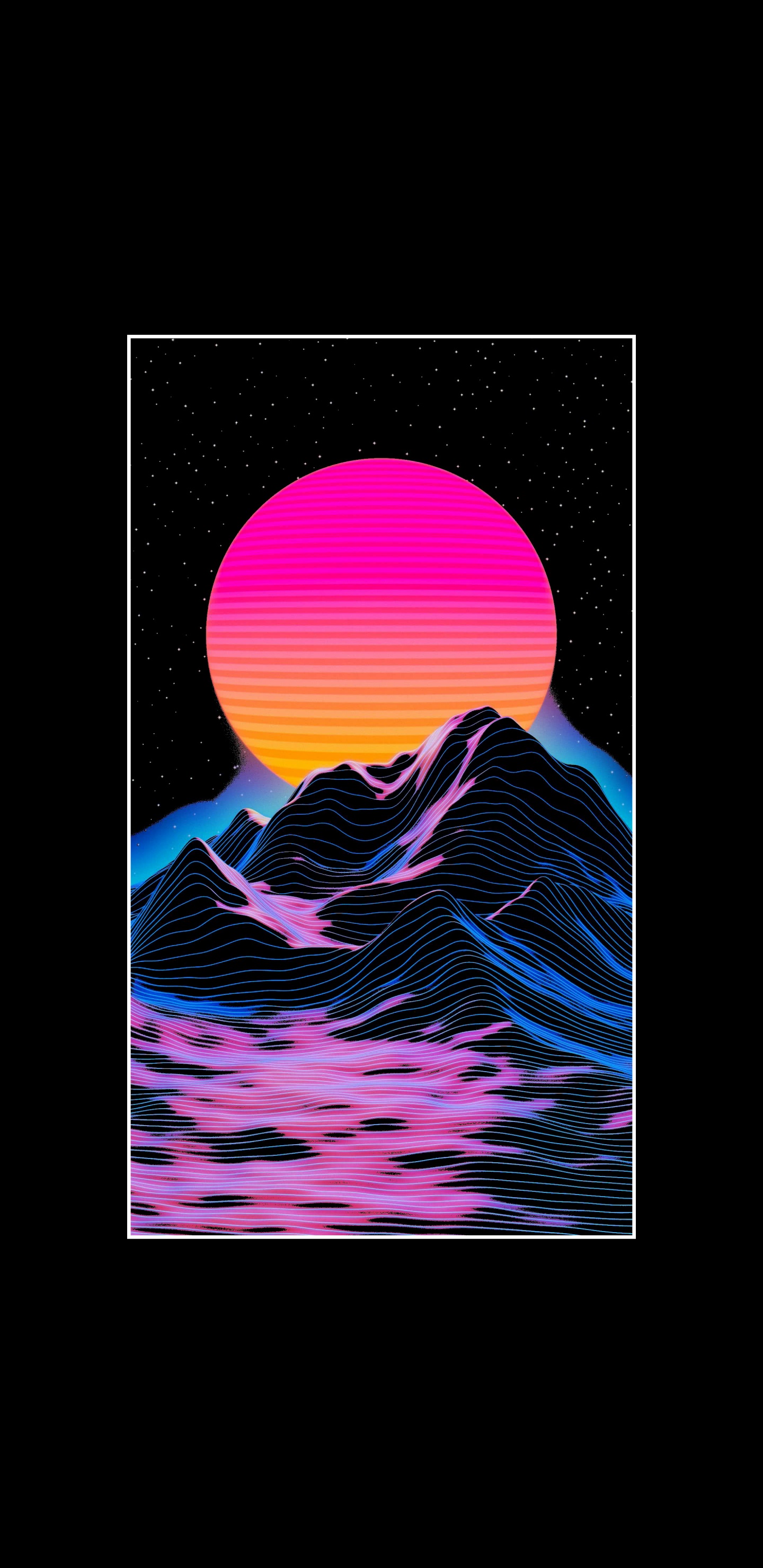 Terre, Amoled, Red, Orange, Afterglow. Wallpaper in 1440x2960 Resolution