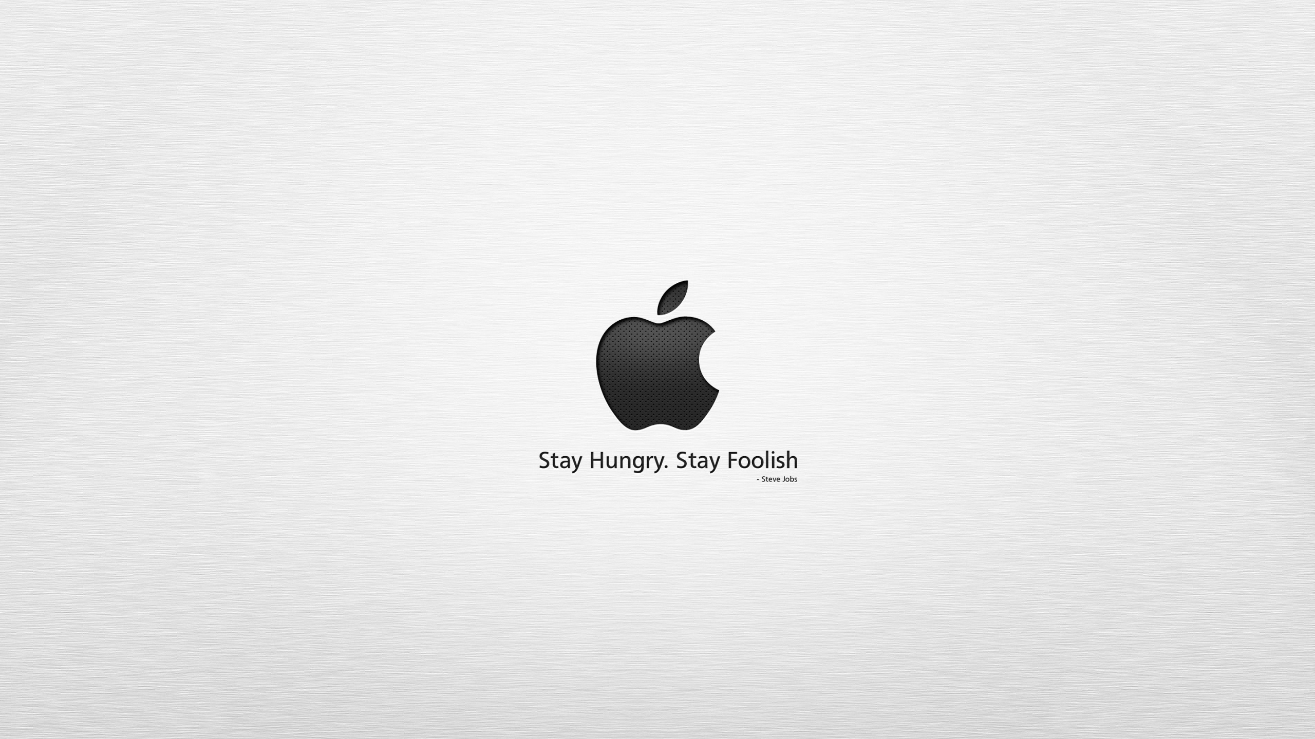 Logo Pomme Sur Papier Blanc. Wallpaper in 2560x1440 Resolution