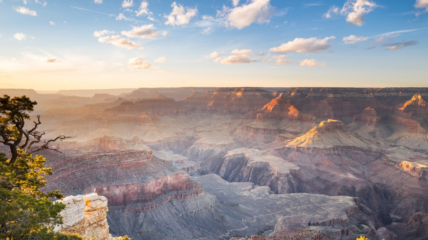 Brown Rock Formation Under Blue Sky During Daytime. Wallpaper in 1366x768 Resolution