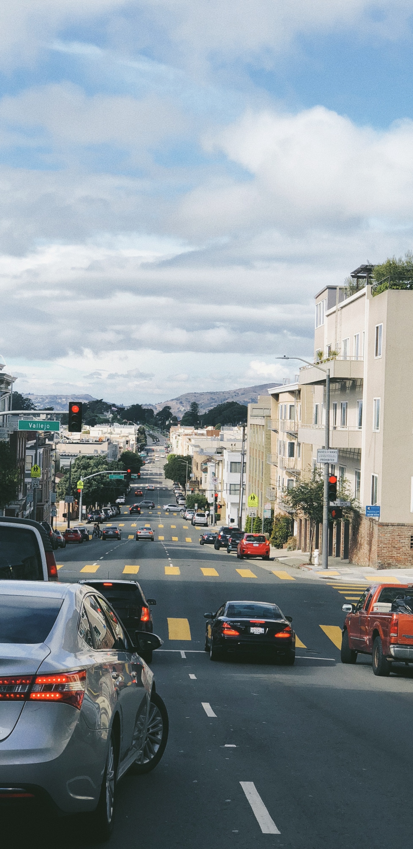 San Francisco, Voie, Roi, Voiture Compacte, Voiture de Famille. Wallpaper in 1440x2960 Resolution