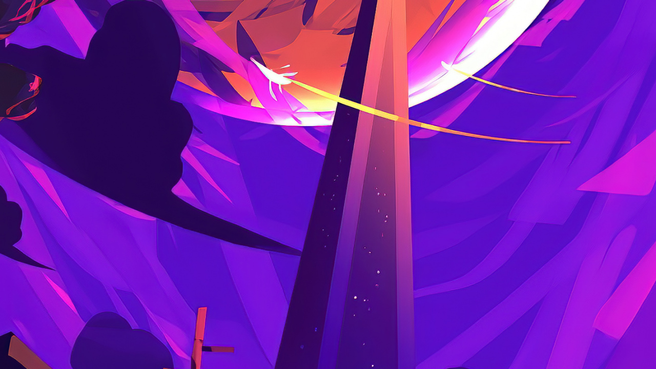 Luz, Morado, Agua, Violeta, Rosa. Wallpaper in 1280x720 Resolution