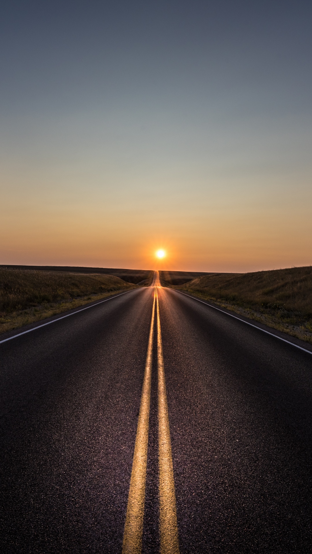 Road, Fahrbahn, Horizont, Asphalt, Straßenreise. Wallpaper in 1080x1920 Resolution