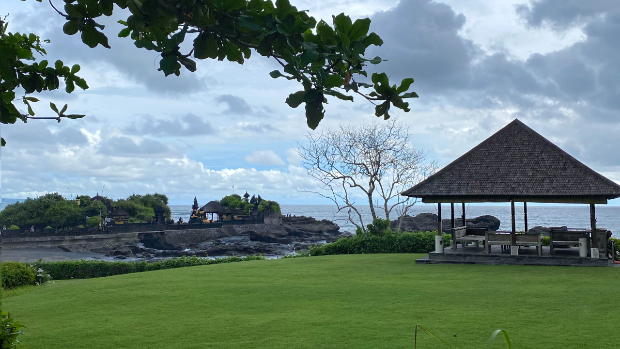 Bali, Cloud, Gazebo, Land Lot, Plain. Wallpaper in 1280x720 Resolution