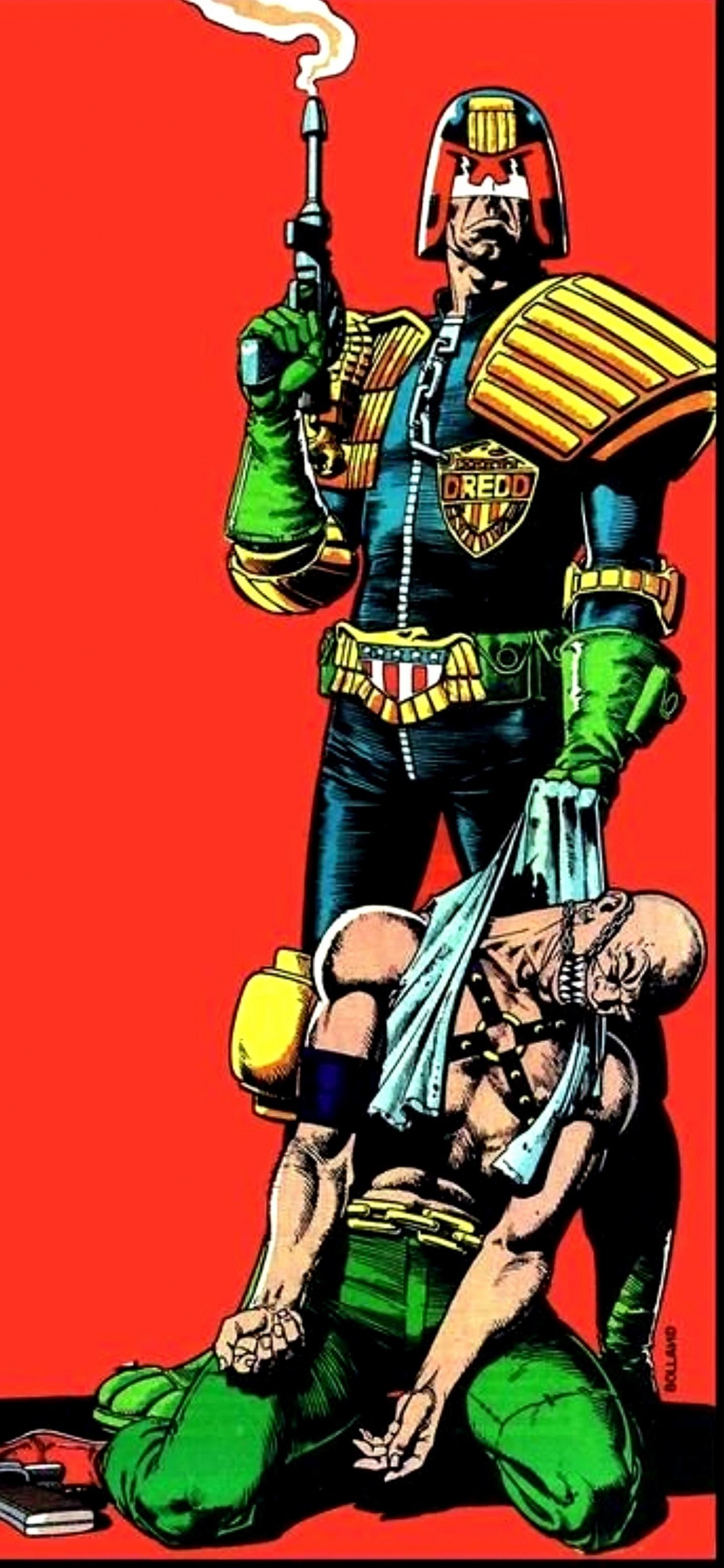 Judge Dredd Comics, Judge Dredd, Judge Dredd 11, Comics, Eagle Comics. Wallpaper in 1125x2436 Resolution