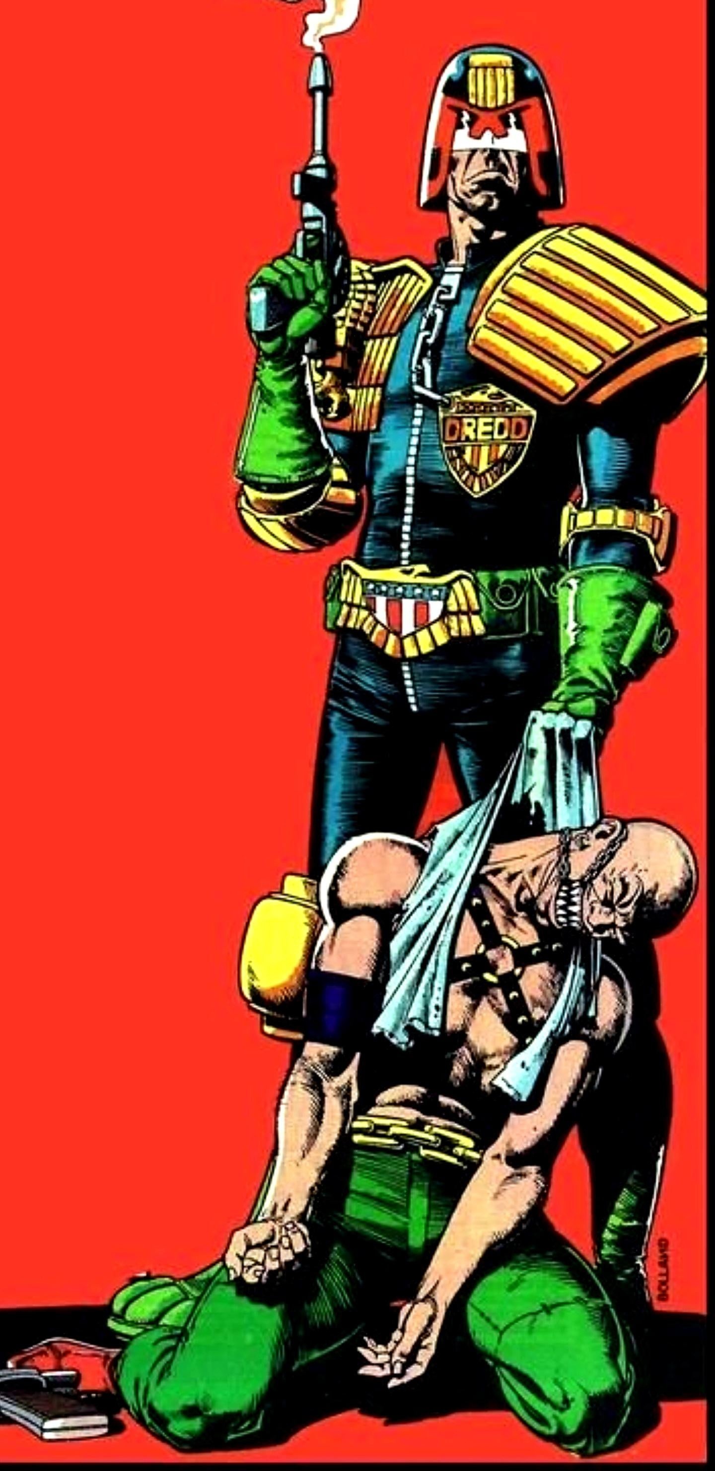 Judge Dredd Comics, Judge Dredd, Judge Dredd 11, Comics, Eagle Comics. Wallpaper in 1440x2960 Resolution