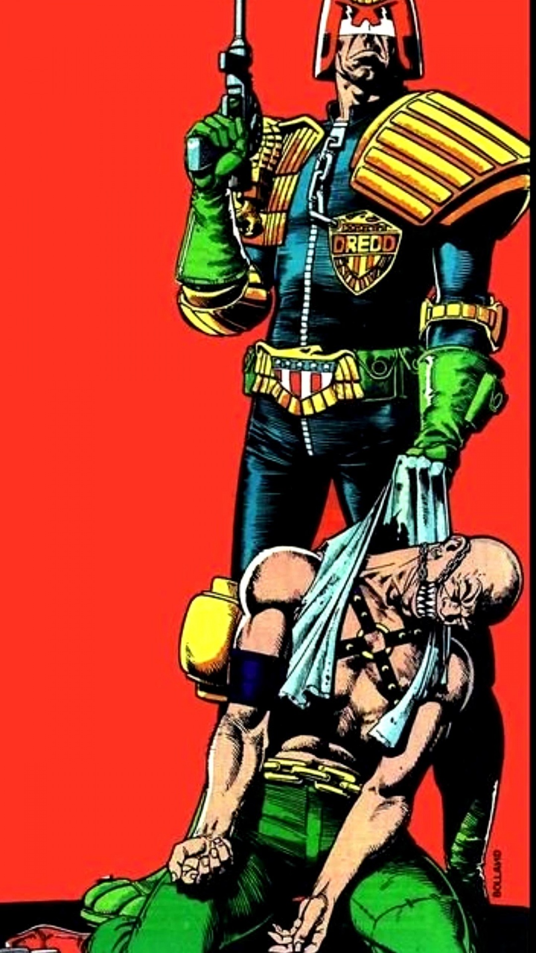 Juge Dredd Comics, Juge Dredd, Juge Drdd 11, Bandes Dessinées D'aigle, 2000 Annonce. Wallpaper in 1080x1920 Resolution