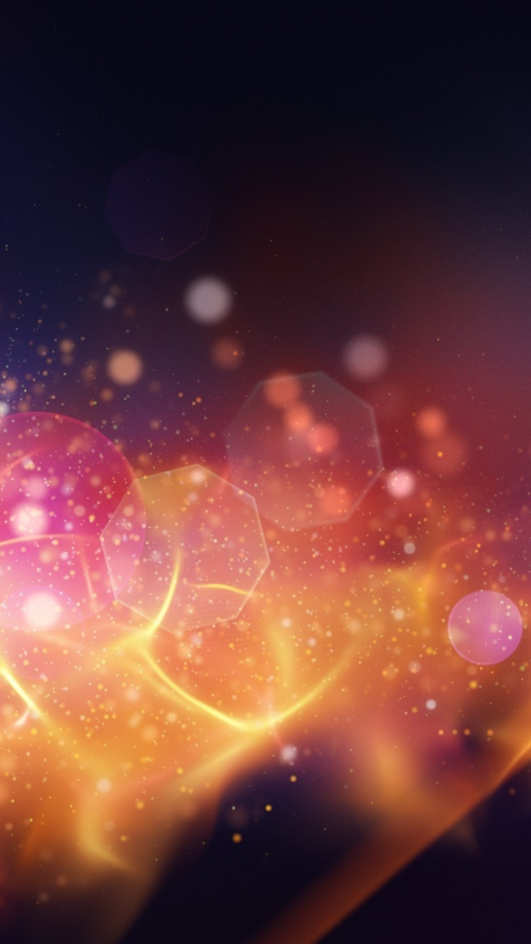 Orange and Black Abstract Painting. Wallpaper in 750x1334 Resolution