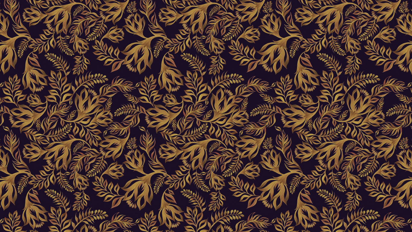 Textil Floral Blanco y Negro. Wallpaper in 1366x768 Resolution