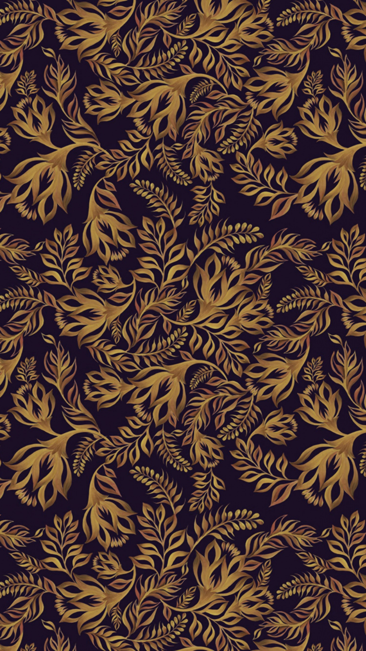 Textil Floral Blanco y Negro. Wallpaper in 750x1334 Resolution