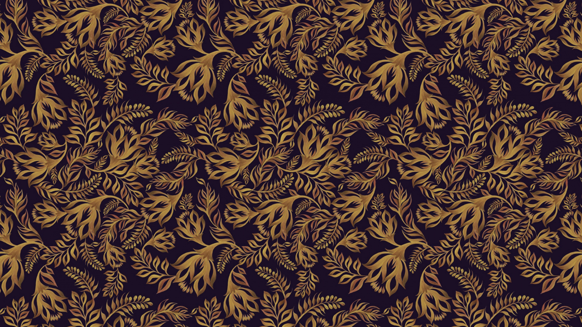 Schwarz-weißes Florales Textil. Wallpaper in 1920x1080 Resolution