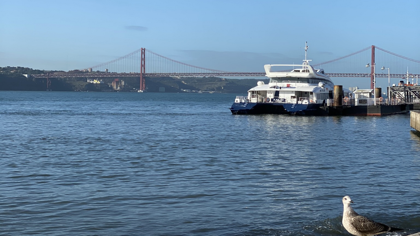 Sea, Ferry, Water, Passenger Ship, Ship. Wallpaper in 1366x768 Resolution