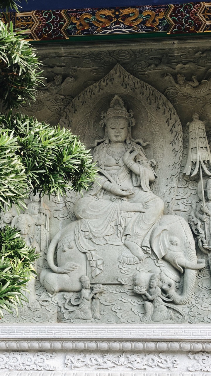 Hong Kong, Stone Carving, Statue, Ancient History, Classical Sculpture. Wallpaper in 720x1280 Resolution