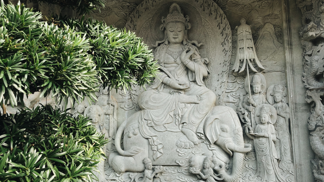 Hongkong, Stone Carving, Statue, Alte Geschichte, Klassische Skulptur. Wallpaper in 1280x720 Resolution