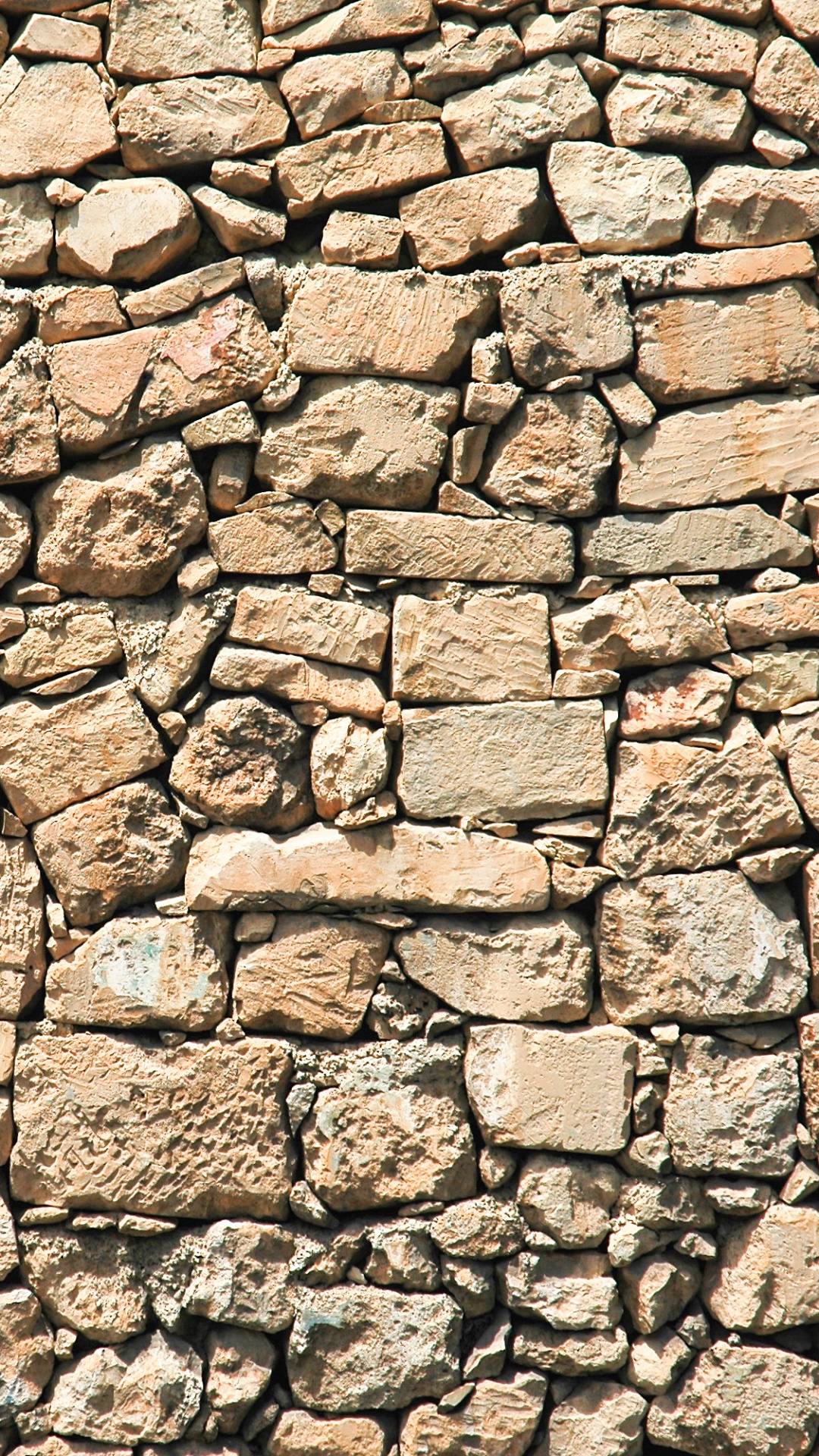 Mur de Briques Brunes et Grises. Wallpaper in 1080x1920 Resolution