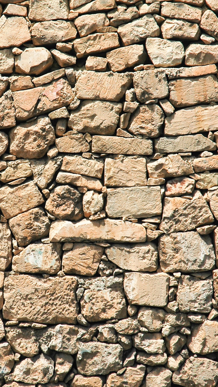 Brown and Gray Brick Wall. Wallpaper in 720x1280 Resolution