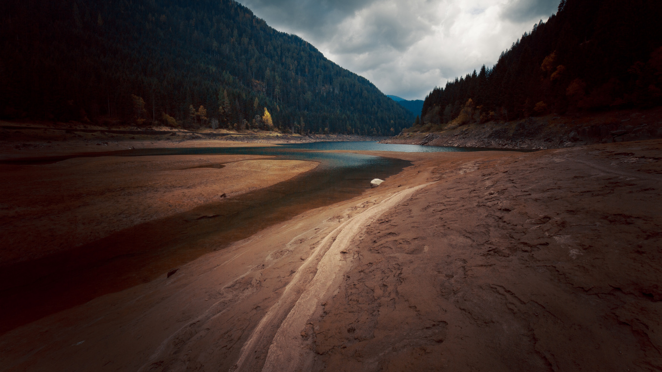 Natur, Bergigen Landschaftsformen, Road, Tal, Hochland. Wallpaper in 1366x768 Resolution