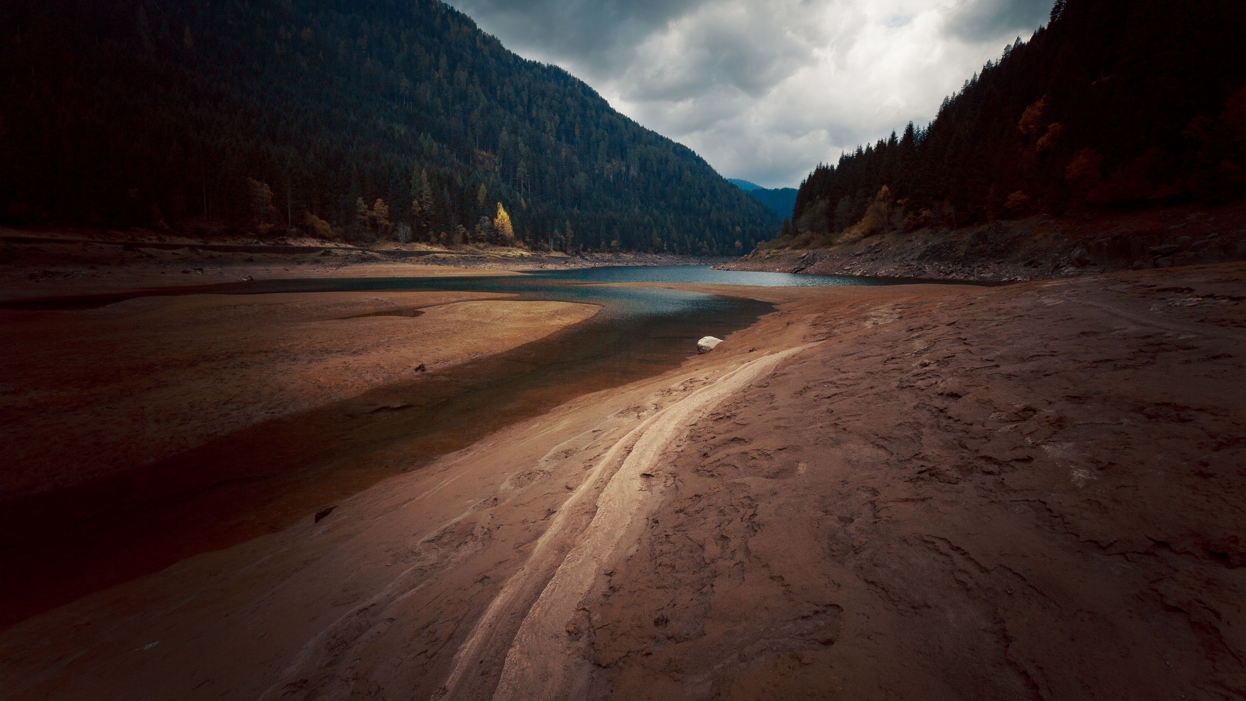 Naturaleza, Las Formaciones Montañosas, Montaña, Carretera, Valle. Wallpaper in 2560x1440 Resolution