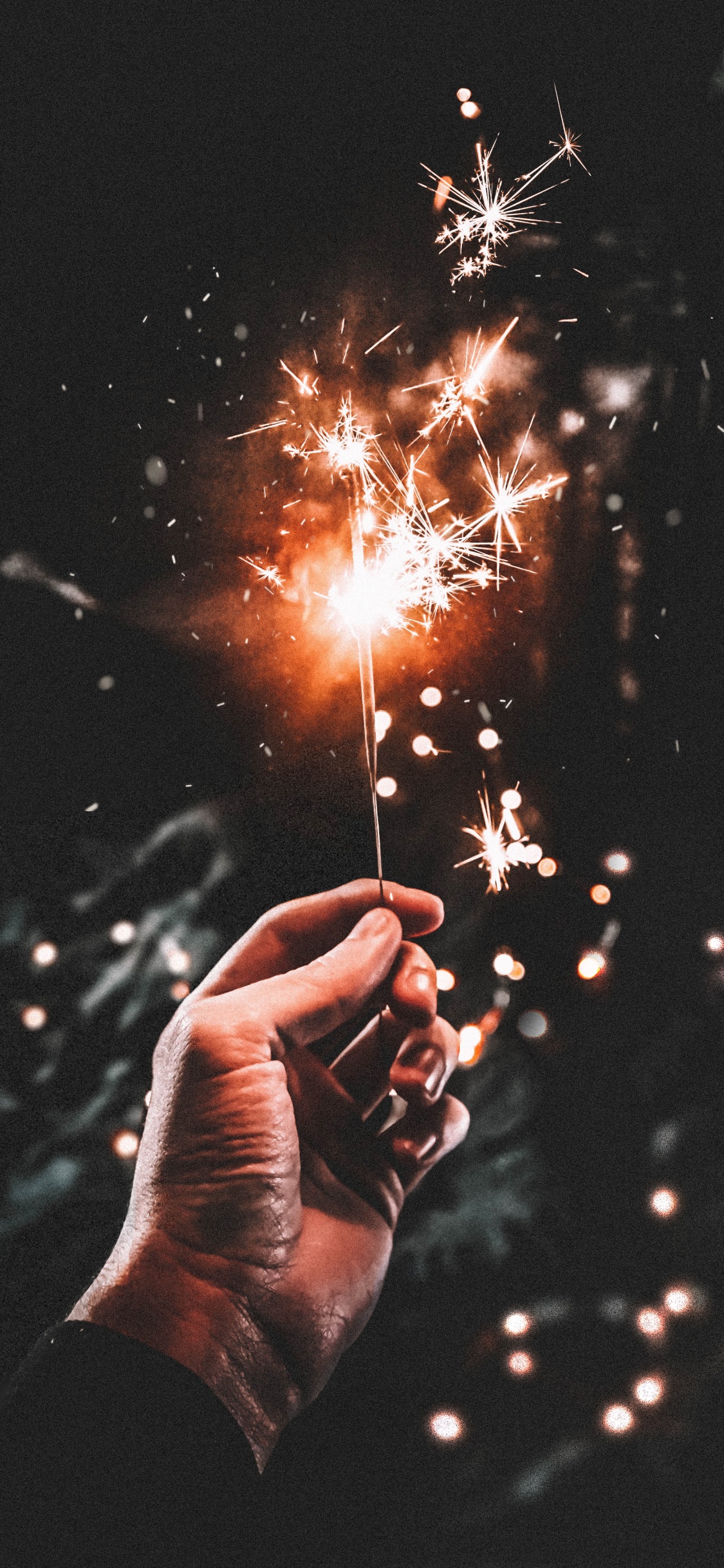 Sparkler, Fireworks, Hand, Party Supply, Diwali. Wallpaper in 1125x2436 Resolution