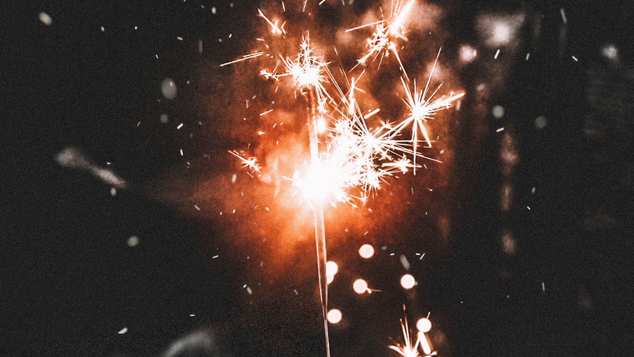 Sparkler, Fireworks, Hand, Party Supply, Diwali. Wallpaper in 1280x720 Resolution