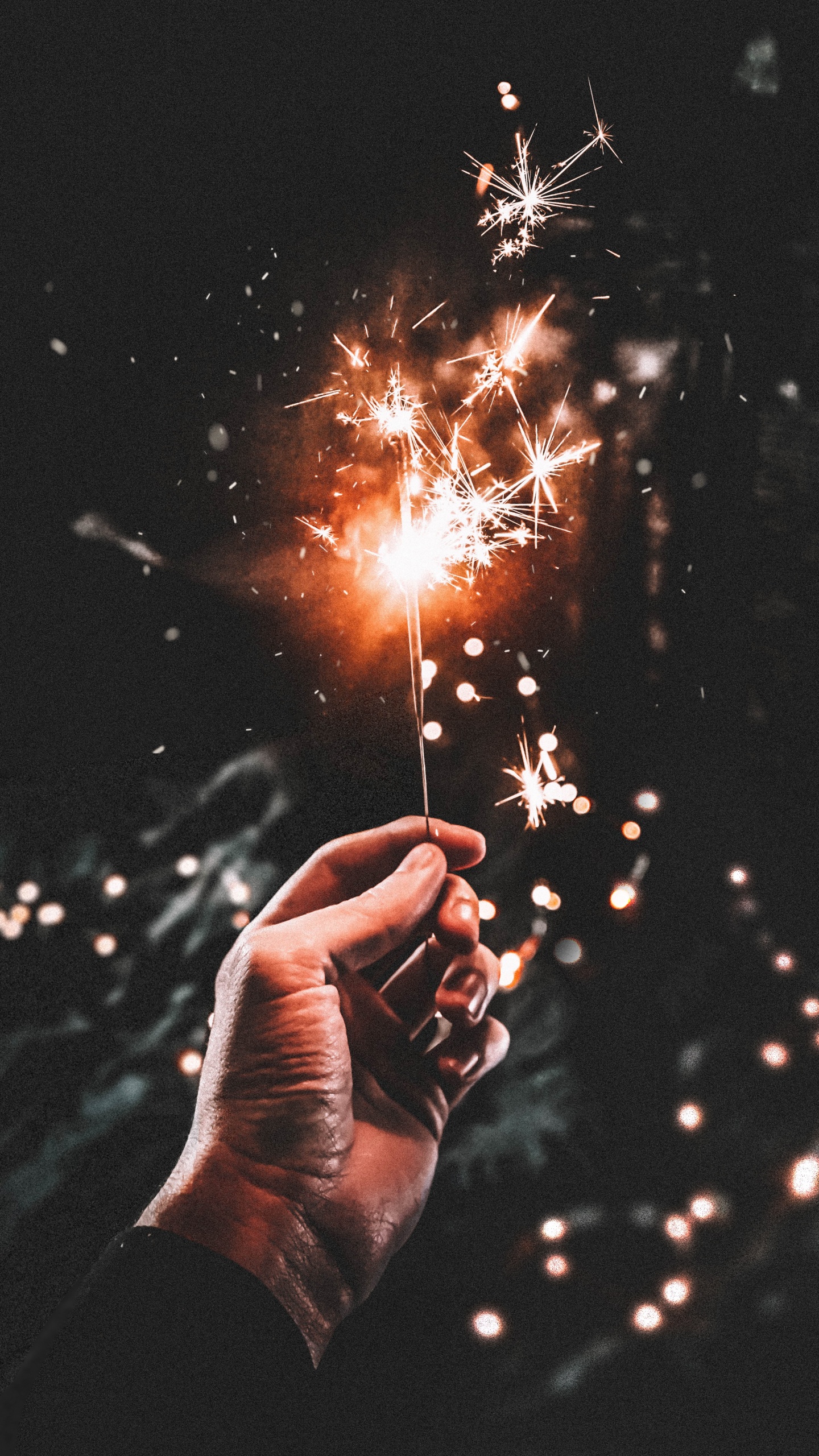 Sparkler, Fireworks, Hand, Party Supply, Diwali. Wallpaper in 1440x2560 Resolution