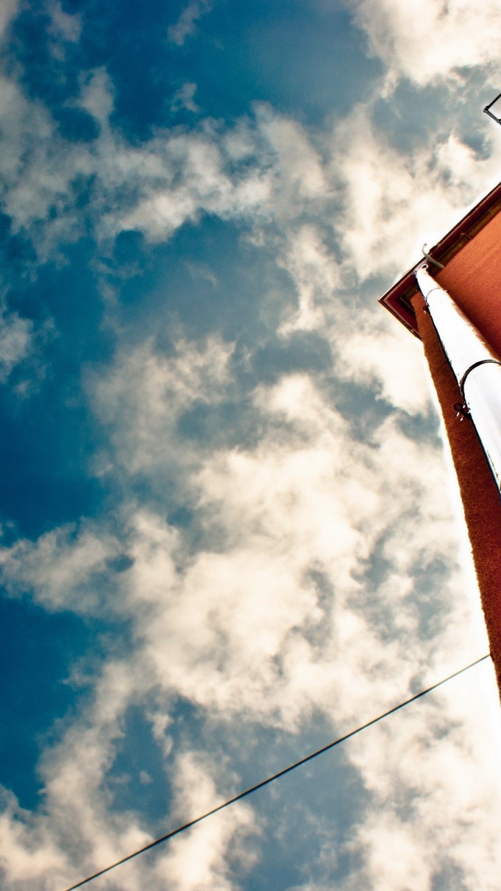 Cloud, Atmosphere, Building, Blue, Azure. Wallpaper in 720x1280 Resolution