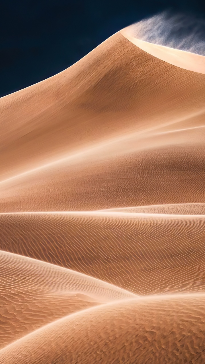 Erg, Singing Sand, Mathematics, Geometry, Brown. Wallpaper in 720x1280 Resolution