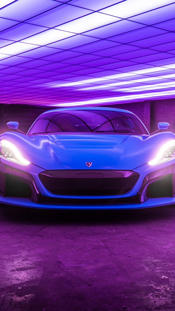 Rimac C两个, 超级跑车, 的车城, 政变 壁纸 720x1280 允许