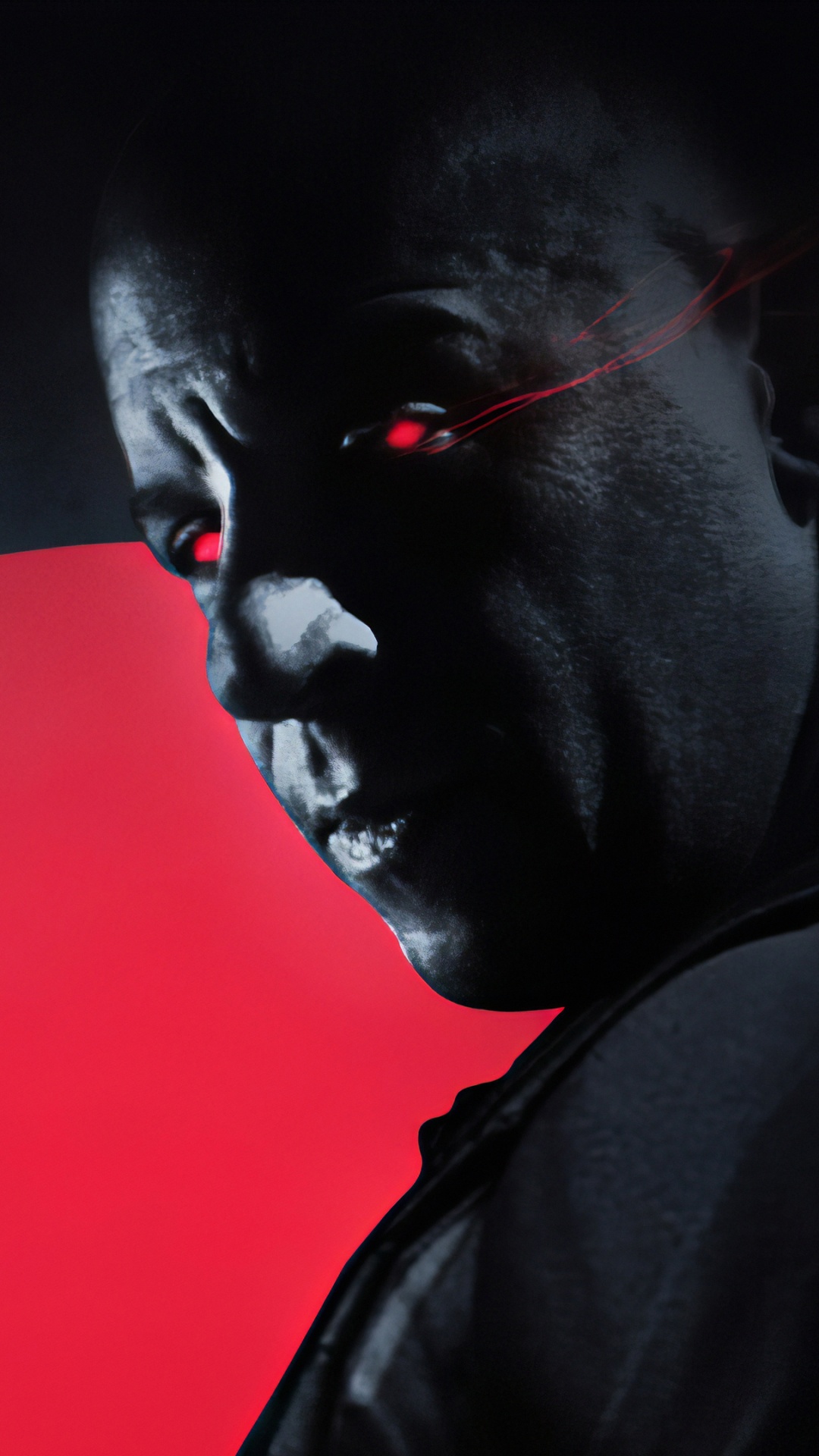 Man in Black Hoodie With Red Background. Wallpaper in 1080x1920 Resolution