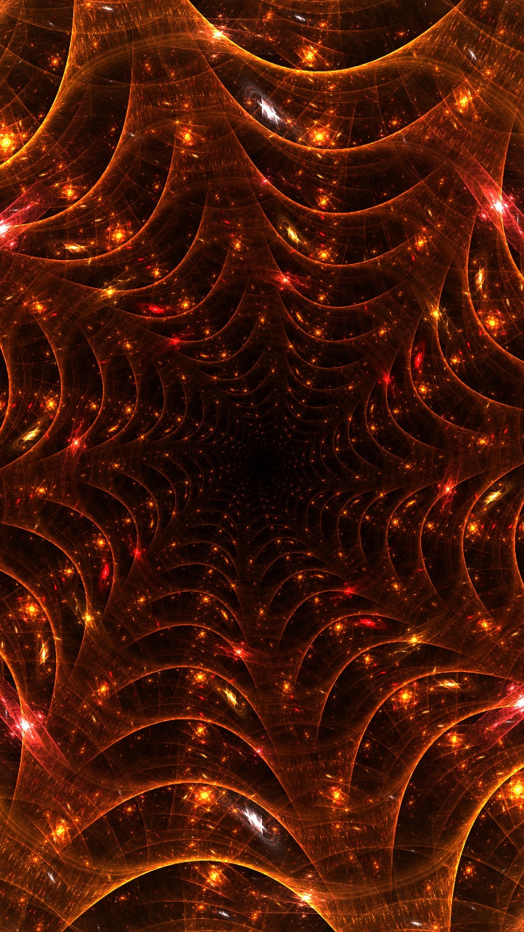 Rote Und Gelbe Lichter Illustration. Wallpaper in 1080x1920 Resolution