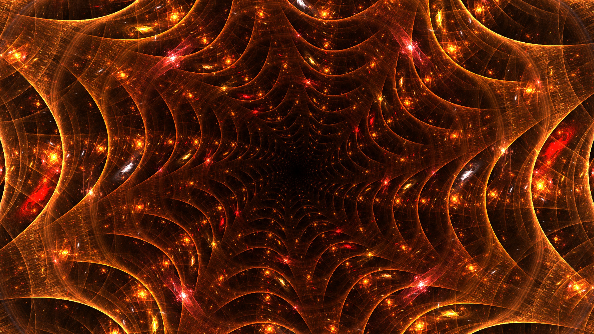 Rote Und Gelbe Lichter Illustration. Wallpaper in 1920x1080 Resolution