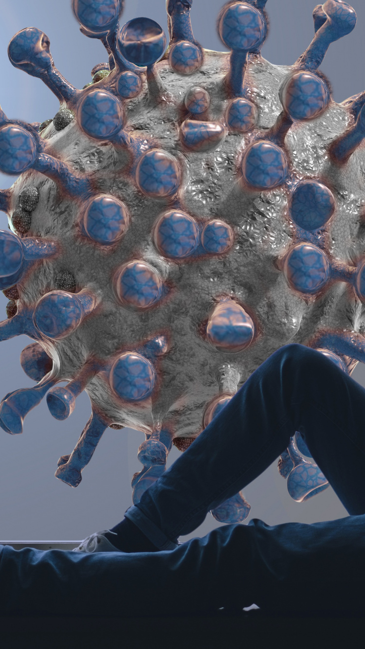 Virus, Coronavirus, COVID-19, Confinement, Pandémie. Wallpaper in 750x1334 Resolution