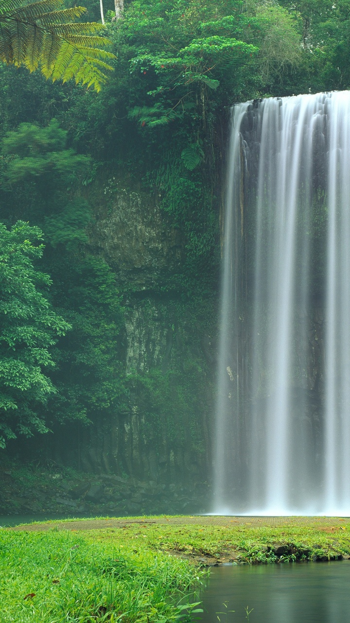 Plitvice Lakes National Park, Millaa Millaa Waterfall, Yosemite Falls, Galovac, Waterfall. Wallpaper in 720x1280 Resolution