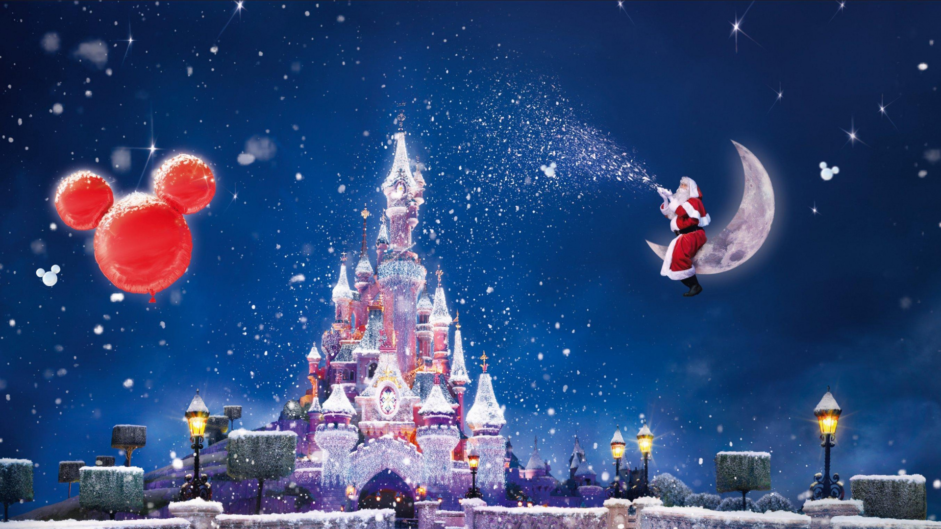 Weihnachten, Weihnachtsmann, Winter, Schnee, Ded Moroz. Wallpaper in 1920x1080 Resolution