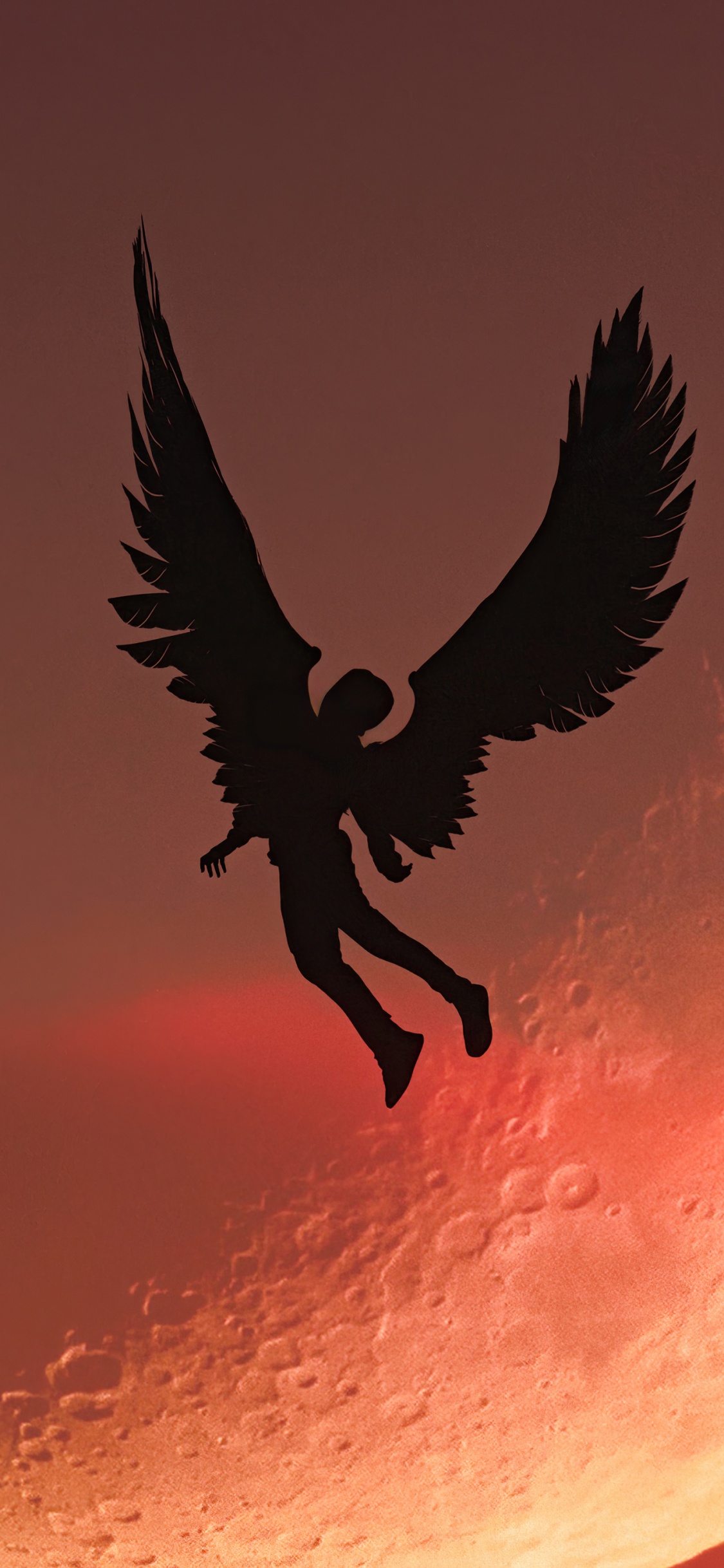 Atmosphère, Bec, Oiseau, Art, Aile. Wallpaper in 1125x2436 Resolution