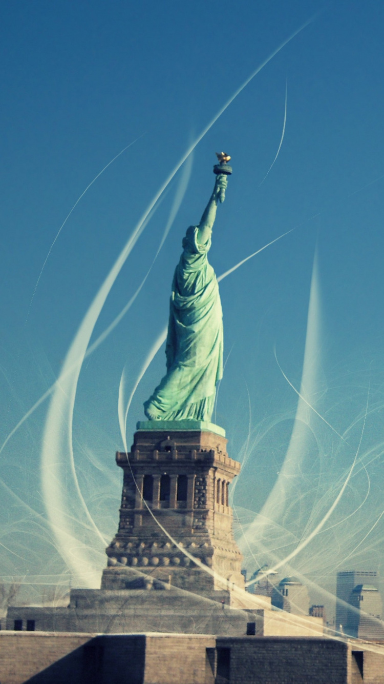 City Skyline Under Blue Sky During Night Time. Wallpaper in 750x1334 Resolution