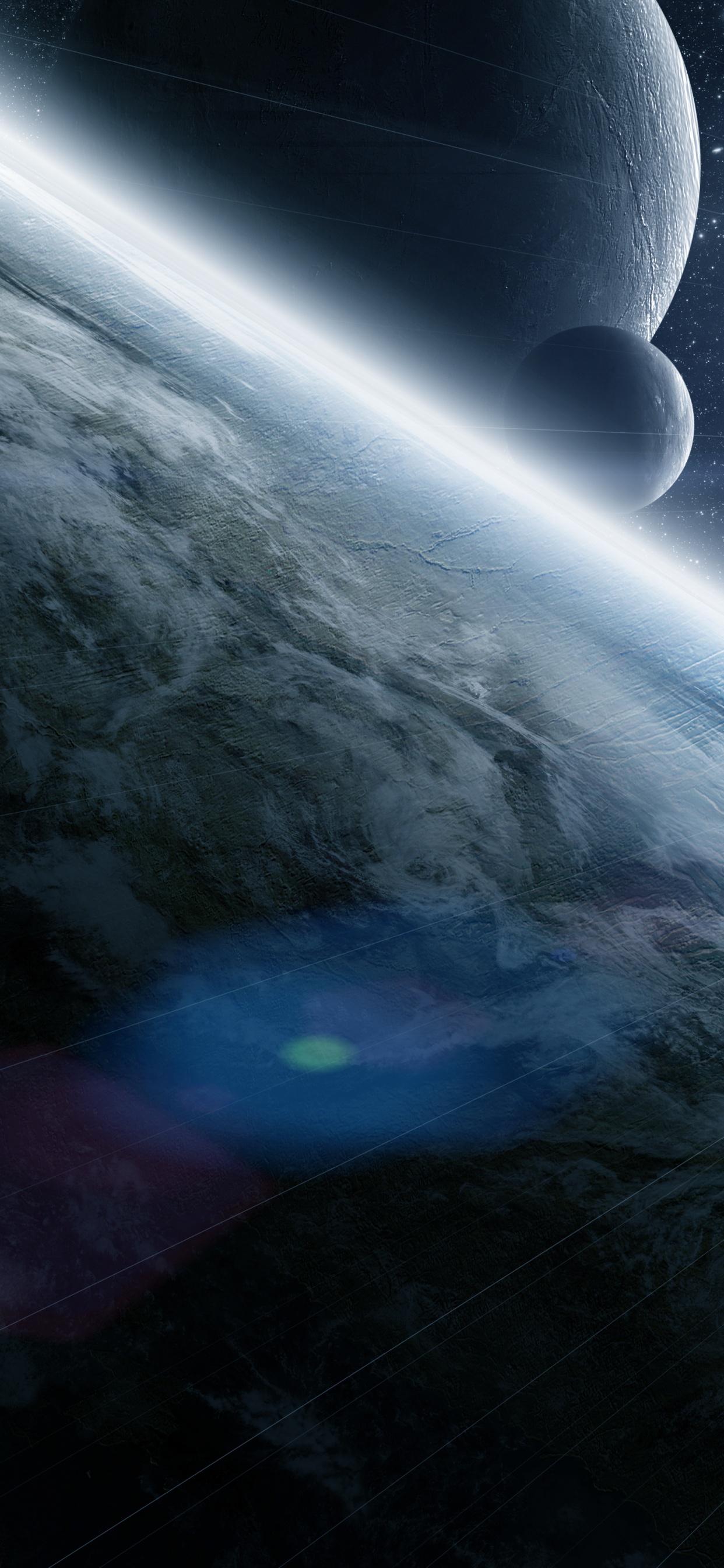 Pintura Abstracta Azul y Blanca. Wallpaper in 1242x2688 Resolution