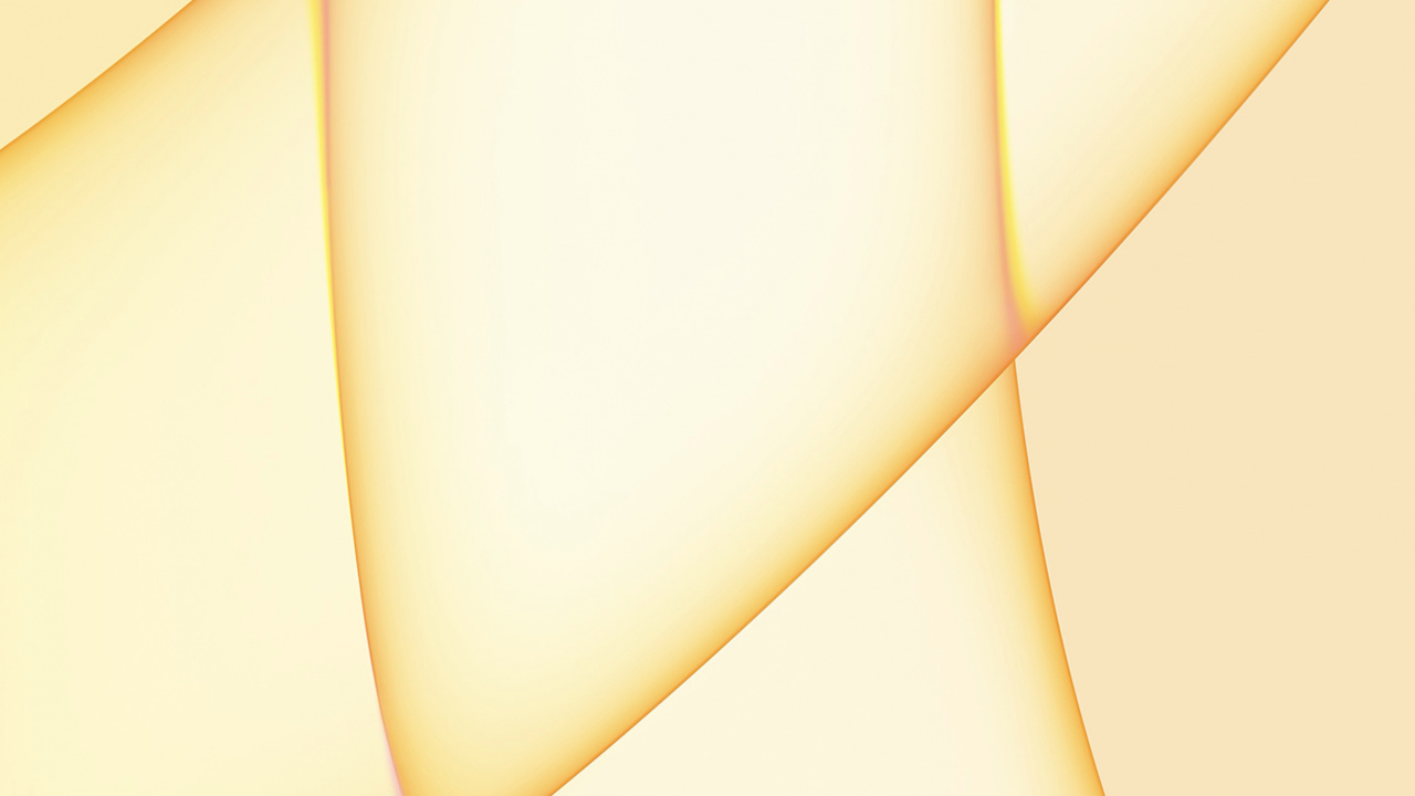 2021 IMac Advertising Wallpaper in Light Yellow for IPhone 壁纸 1280x720 允许