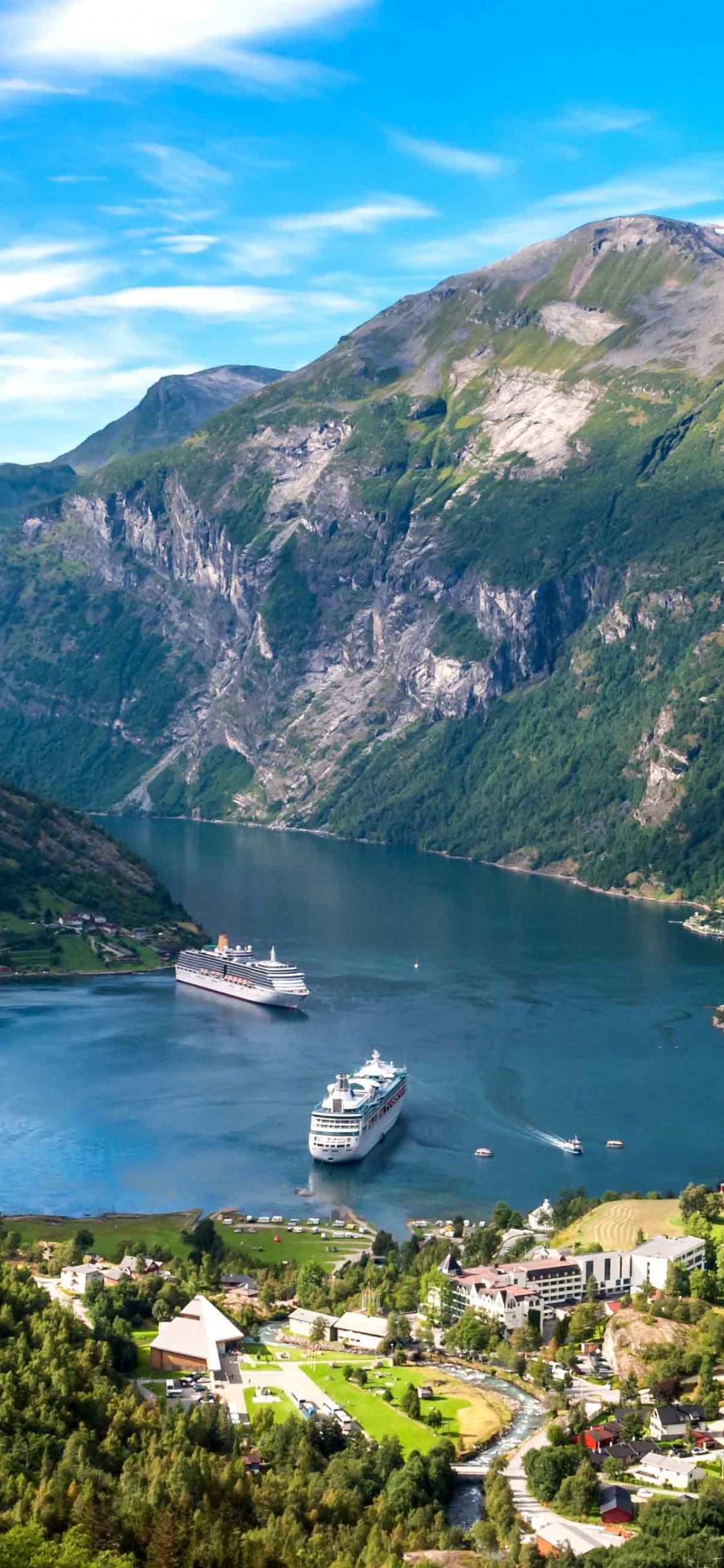 盖伦格, 挪威, 峡湾, 高地, 塔恩 壁纸 1125x2436 允许