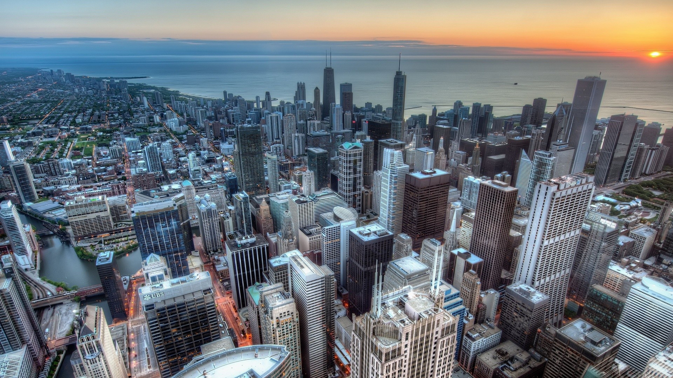 Aerial View of City Buildings During Daytime. Wallpaper in 2560x1440 Resolution